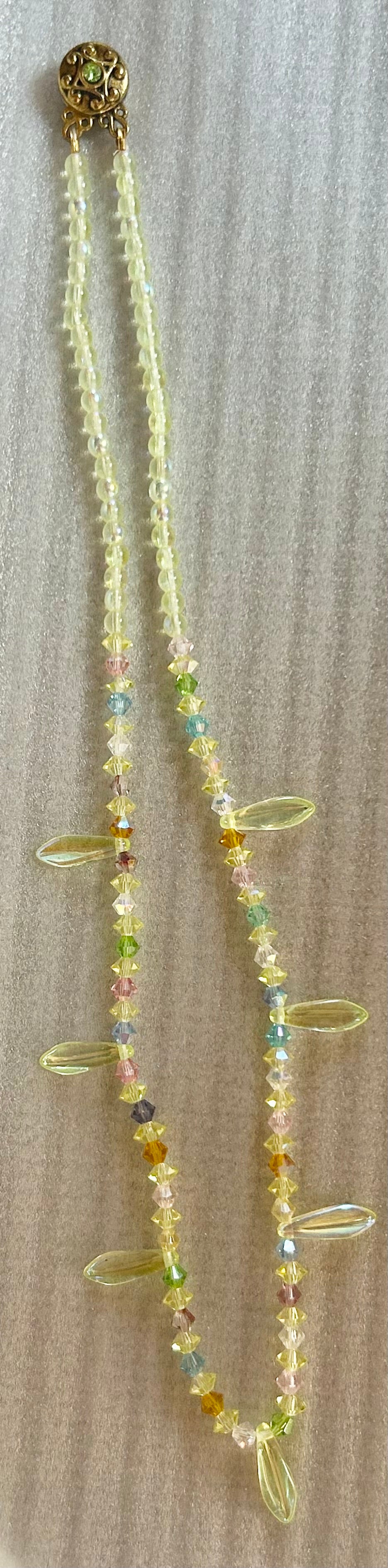 Crystal Uranium Choker 17"