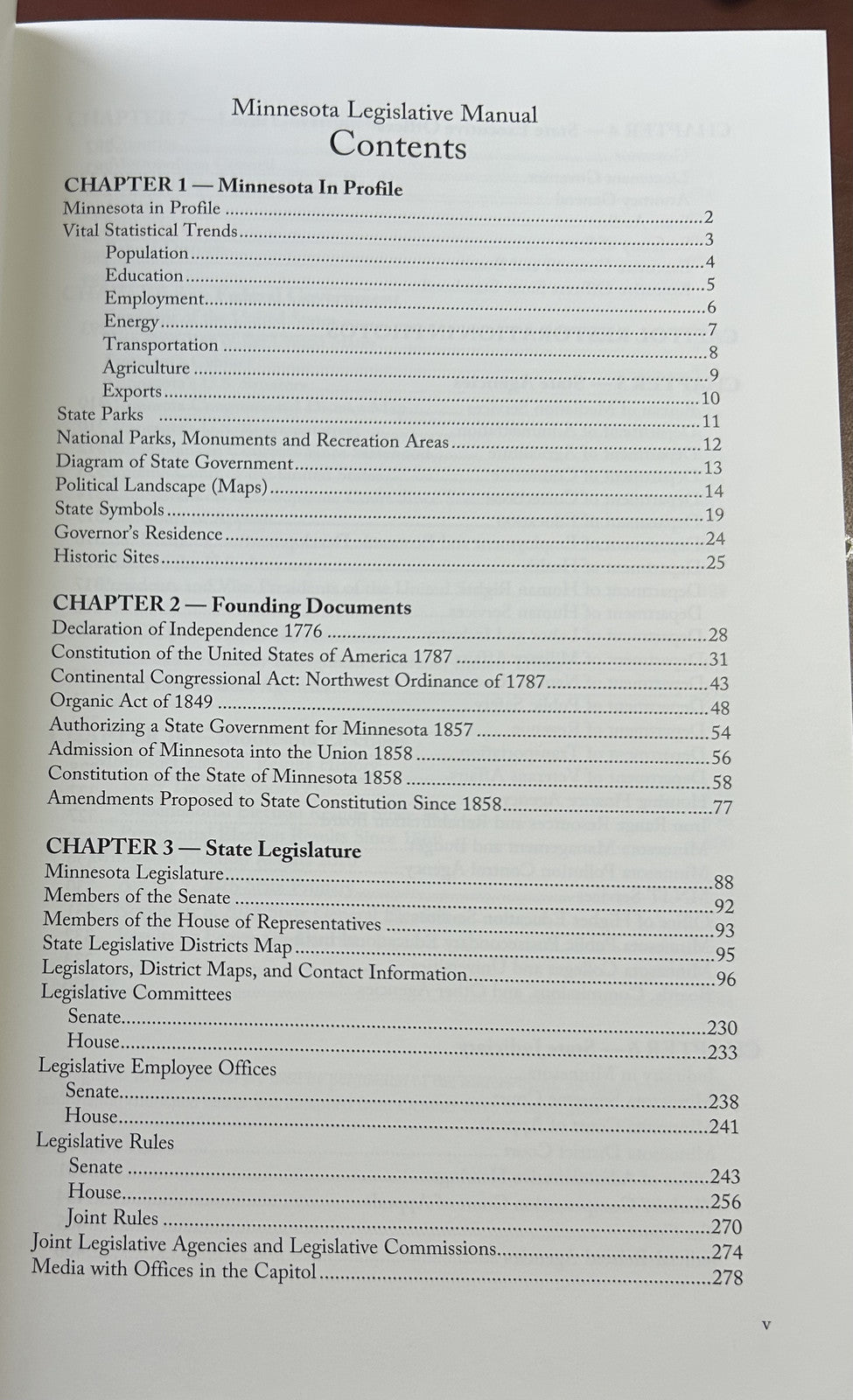 Retired Minnesota Legislative Manual Blue Book 2017-18 New; Historical Photos